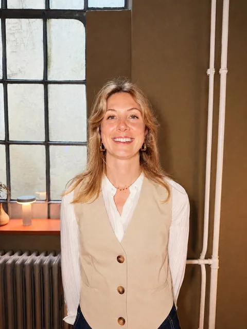 Giulia Margreiter in her practice rooms